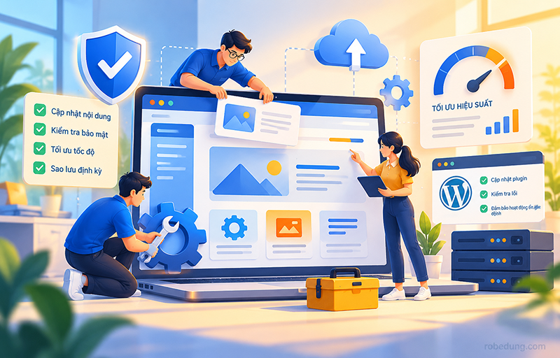 Dịch vụ chăm sóc website chuyên nghiệp