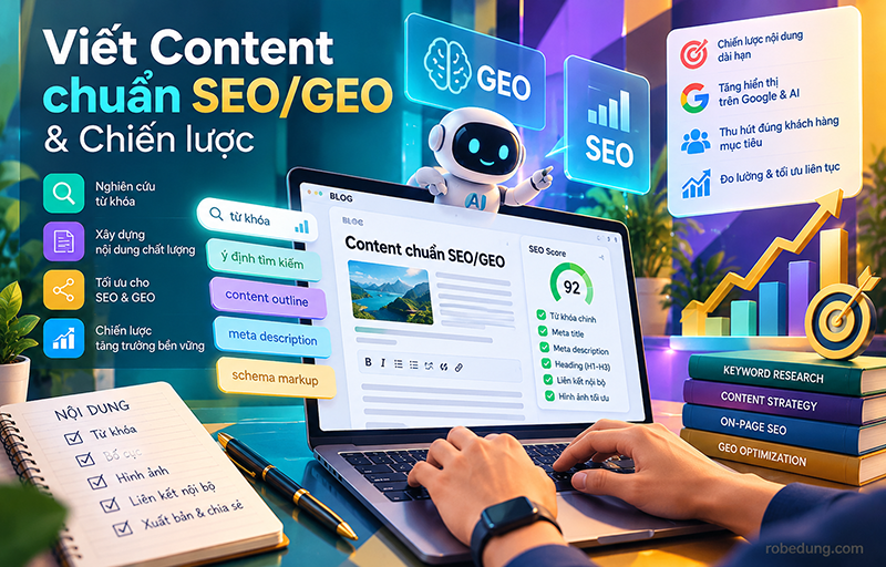 Dịch vụ viết nội dung chuẩn SEO